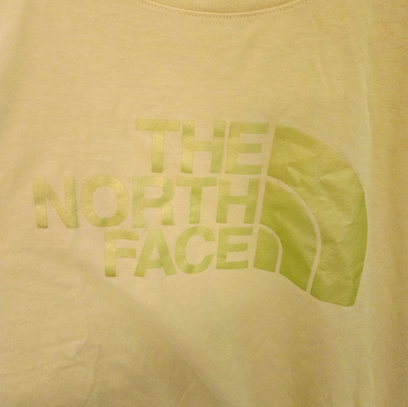 The North Face Flourescent Yellow Short Sleeve Tee - Picture 2 of 4